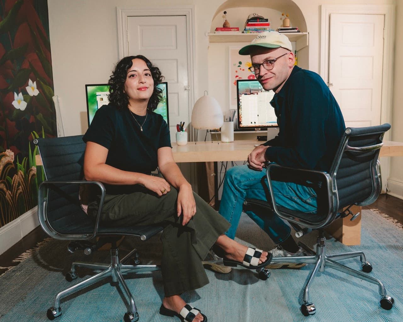 PamPam team, Helena Jaramillo and Carlo Joerges.