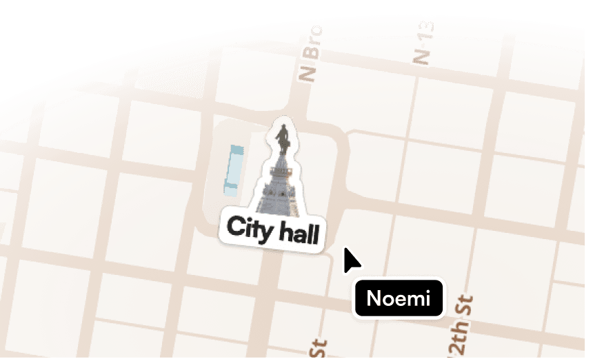 PamPam map maker interface for adding places